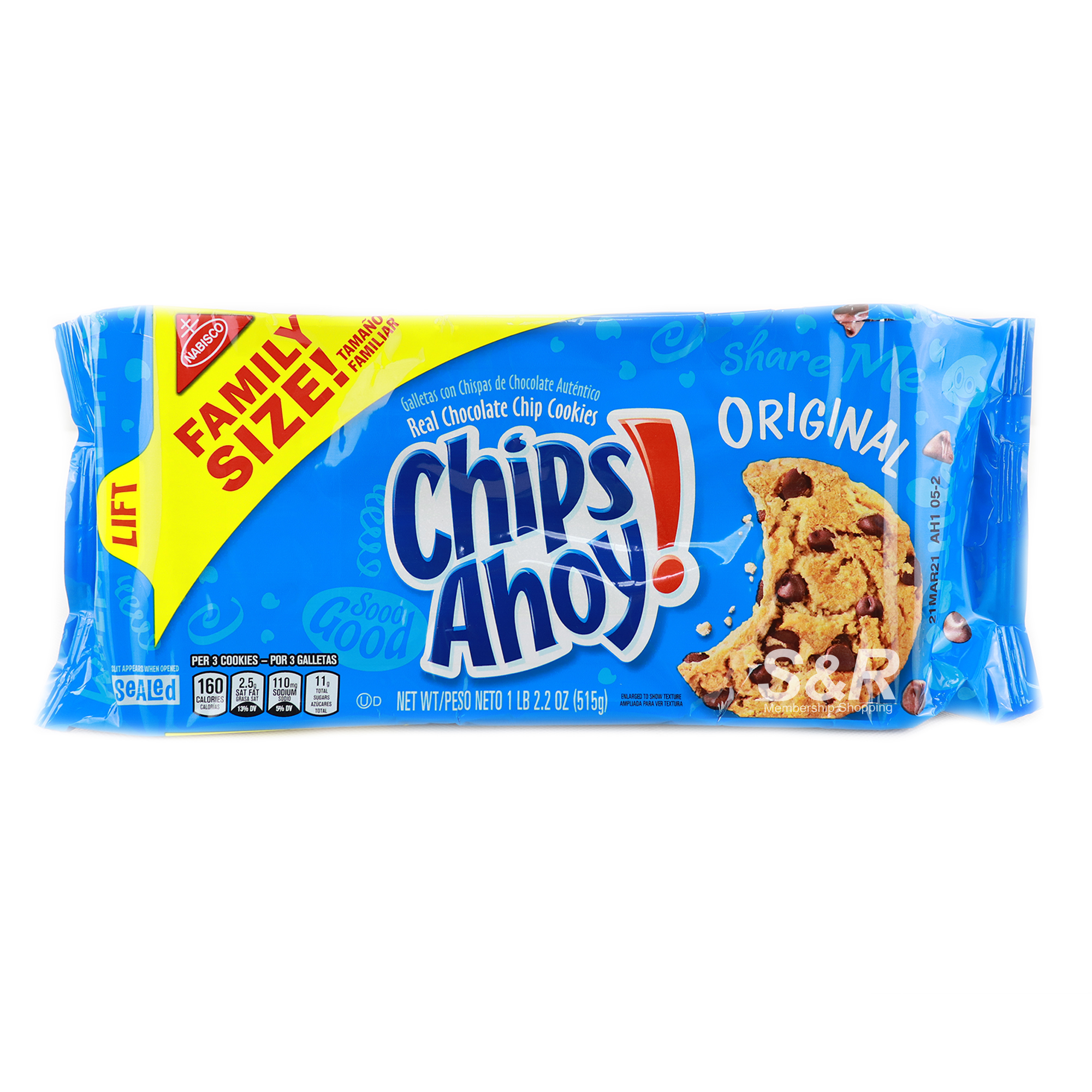 Chips Ahoy Original Chocolate Chip Cookies 515g Chips Ahoy Original Chocolate Chip Cookies 515g